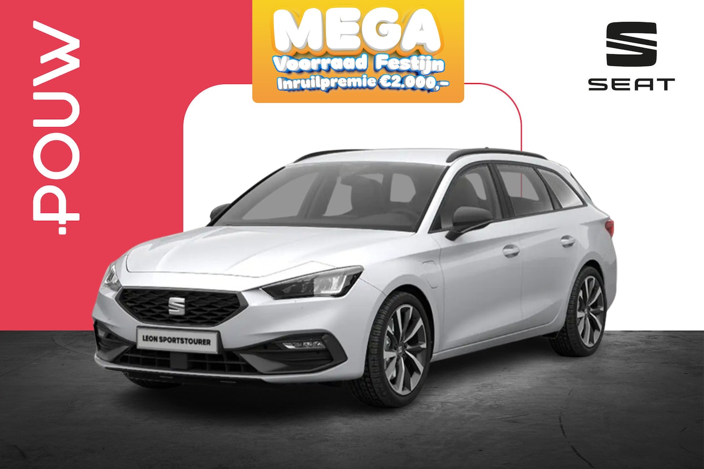 Seat Leon Sportstourer - 1.5 TSI 204pk e-Hybrid FR PHEV First Edition | Matrix-LED | 18" Velgen - AutoWereld.nl