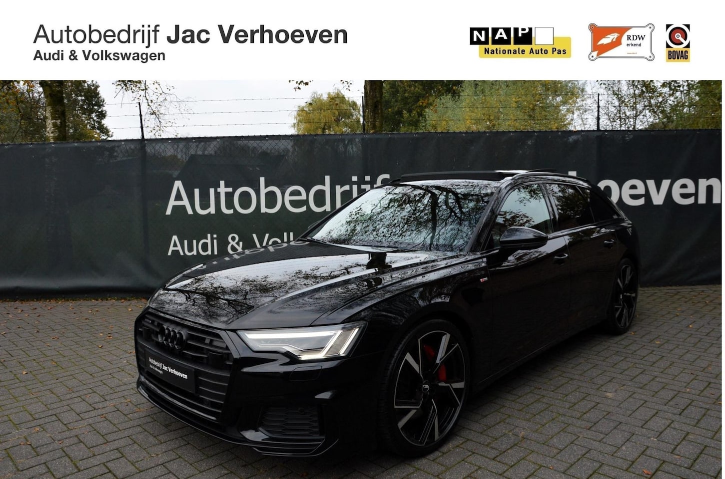 Audi A6 Avant - 55 TFSI E 367pk|Quattro|S-Edition|Black Edition|Panoramadak|Automaat - AutoWereld.nl