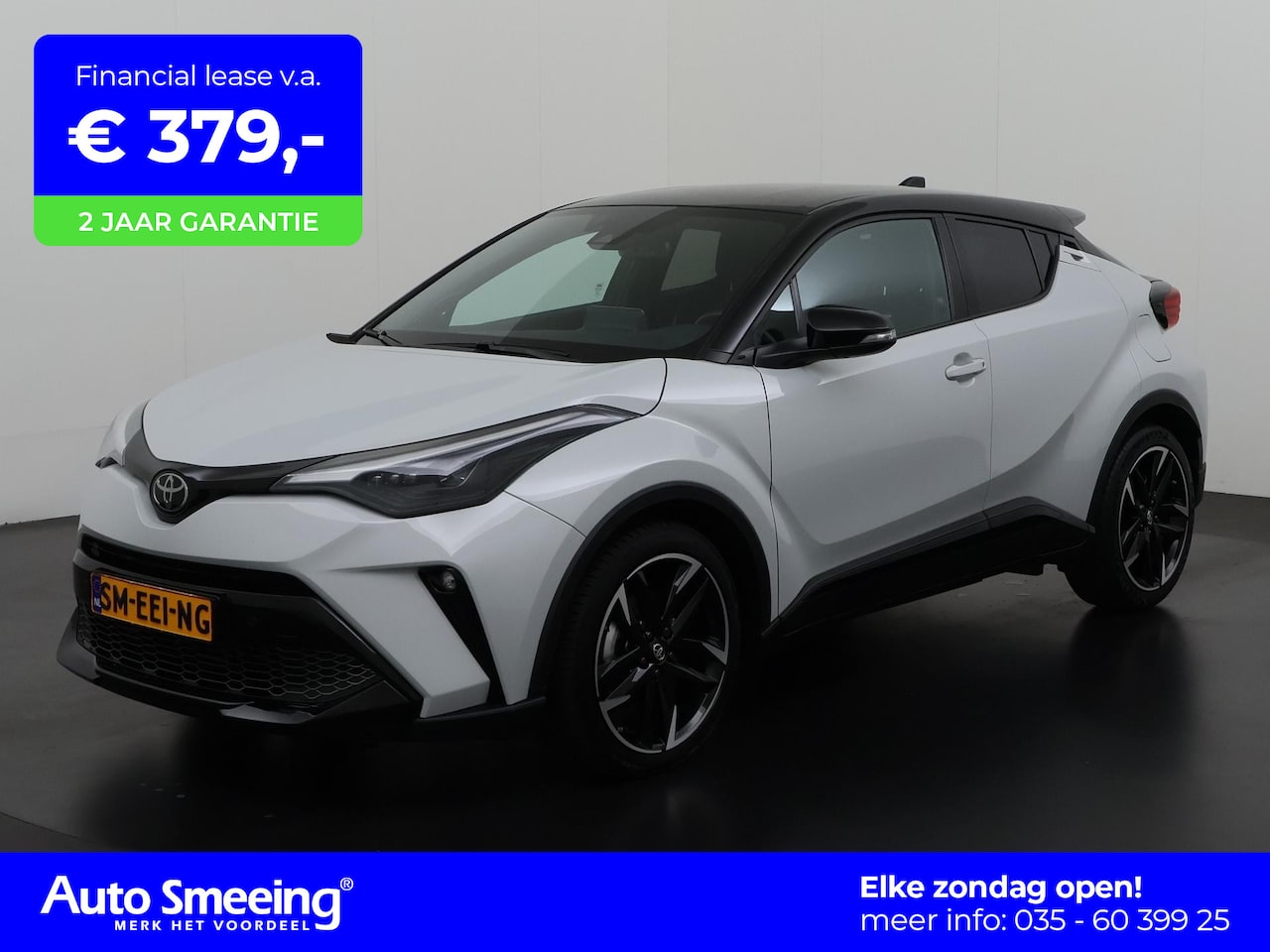 Toyota C-HR - 2.0 Hybrid GR-Sport Bi-Tone | Elek stoelbed | Leder/Alcantara | JBL | Zondag Open! - AutoWereld.nl