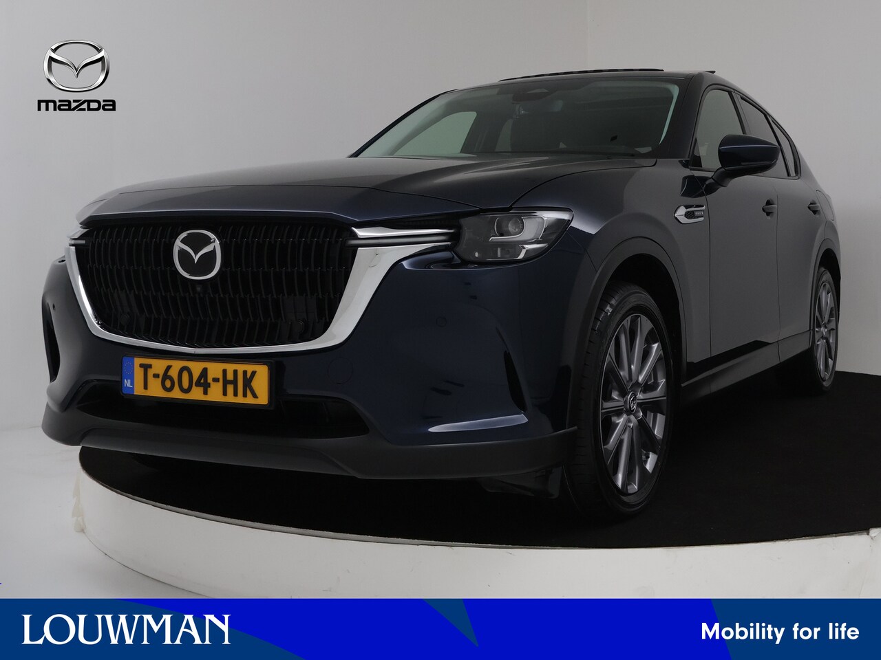 Mazda CX-60 - 2.5 e-SkyActiv PHEV Exclusive-Line | Trekhaak | Panoramadak | Bose | 360 camera | - AutoWereld.nl