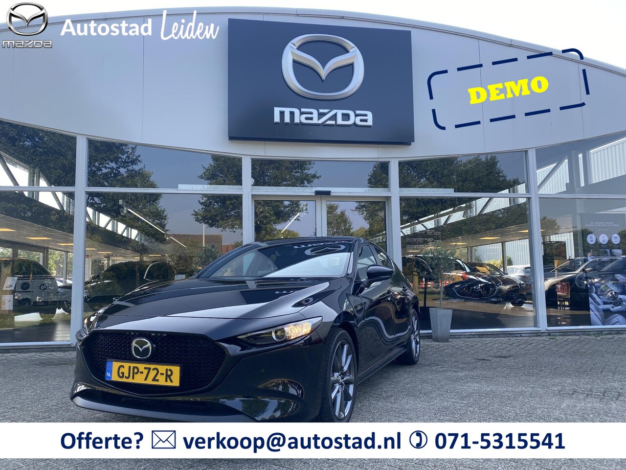 Mazda 3 - 2.0 e-SkyActiv-G M Hybrid 122 Exclusive-line l Automaat - AutoWereld.nl