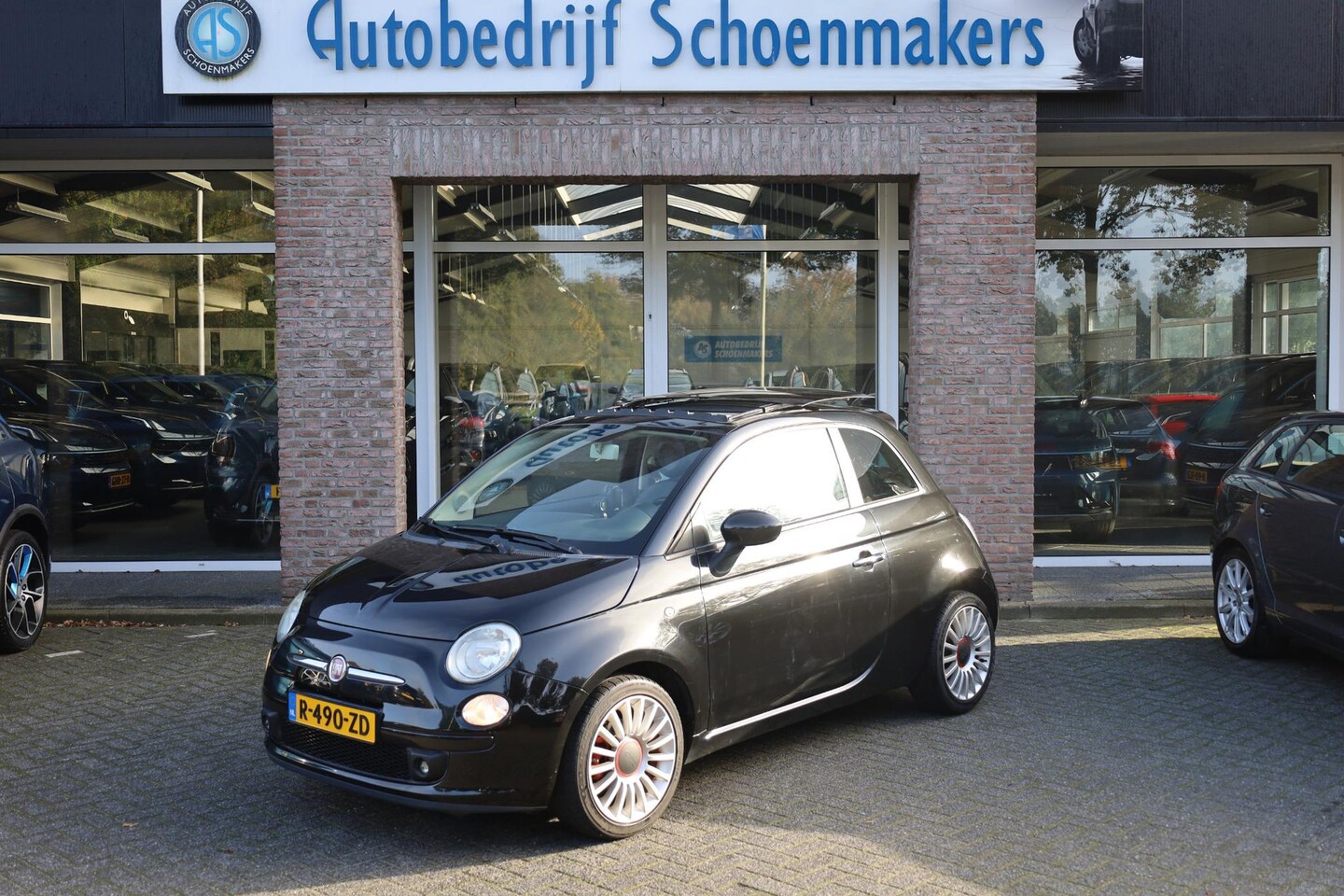 Fiat 500 - 1.4-16V byDiesel PANO NAVI AIRCO HALFLEER 16"LMV PDC - AutoWereld.nl