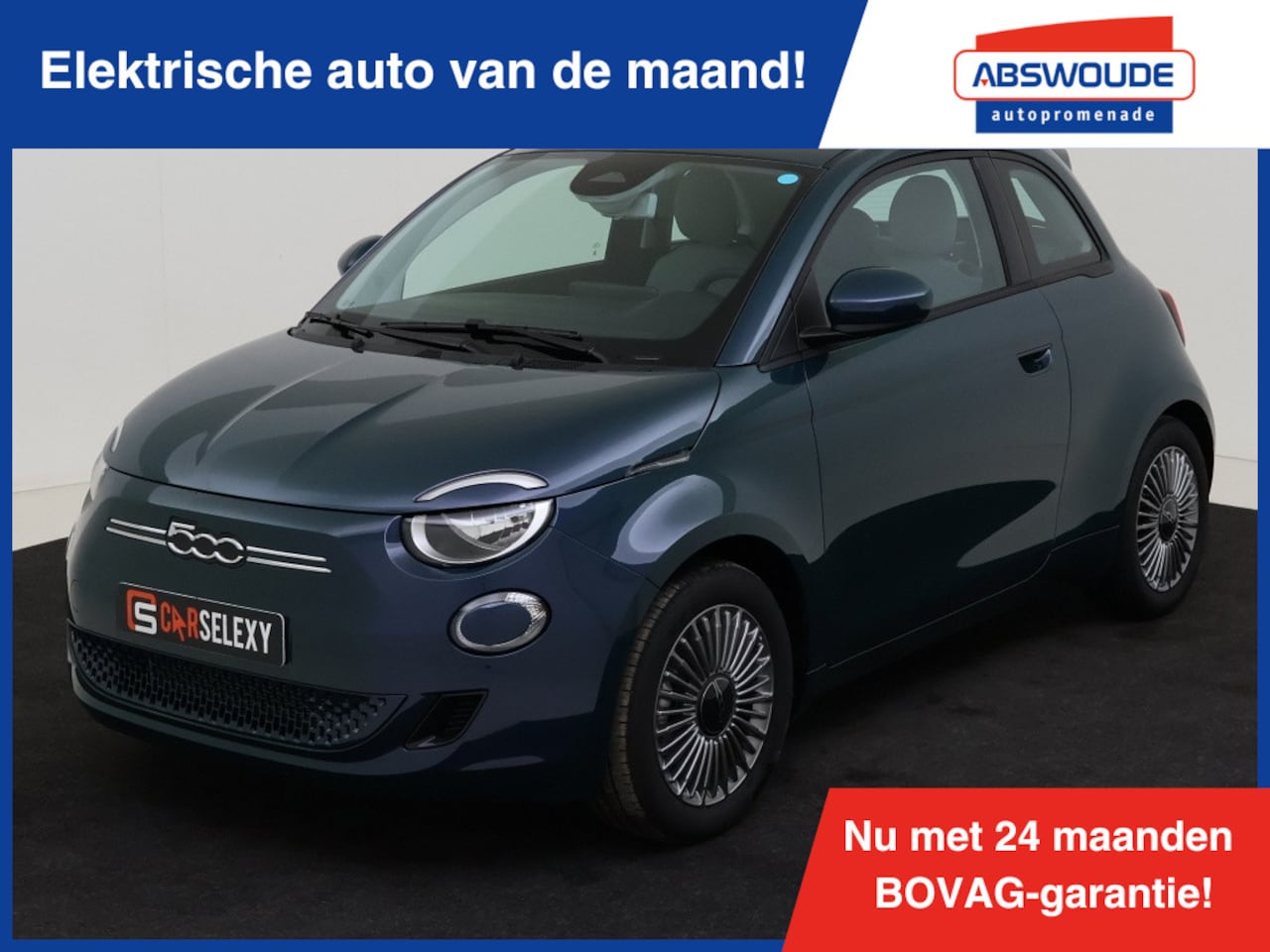 Fiat 500e - Icon 42 kWh | Automaat | Apple Carplay | Android Auto - AutoWereld.nl