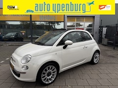 Fiat 500 C - 1.2 Lounge Cabriolet * 85.452 Km * Airco * Leder / Stof * Nw Staat