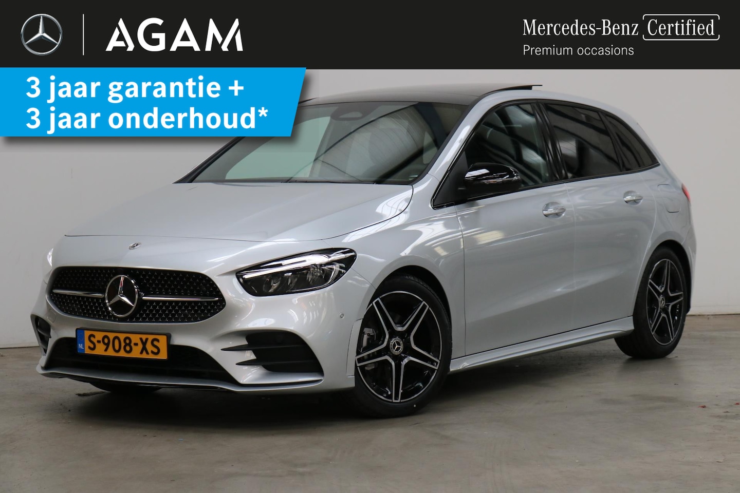 Mercedes-Benz B-klasse - 200 AMG Line Panorama dak - AutoWereld.nl