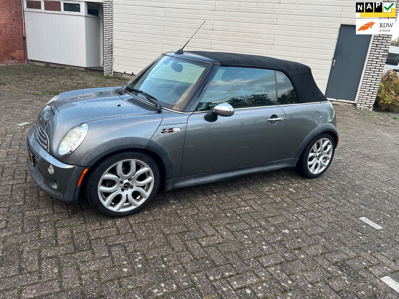 MINI Cabrio - 1.6 Cooper S Chili Mini 1.6 Cooper S Chili ((( automaat/leer/cabrio )))nieuwe apk - AutoWereld.nl