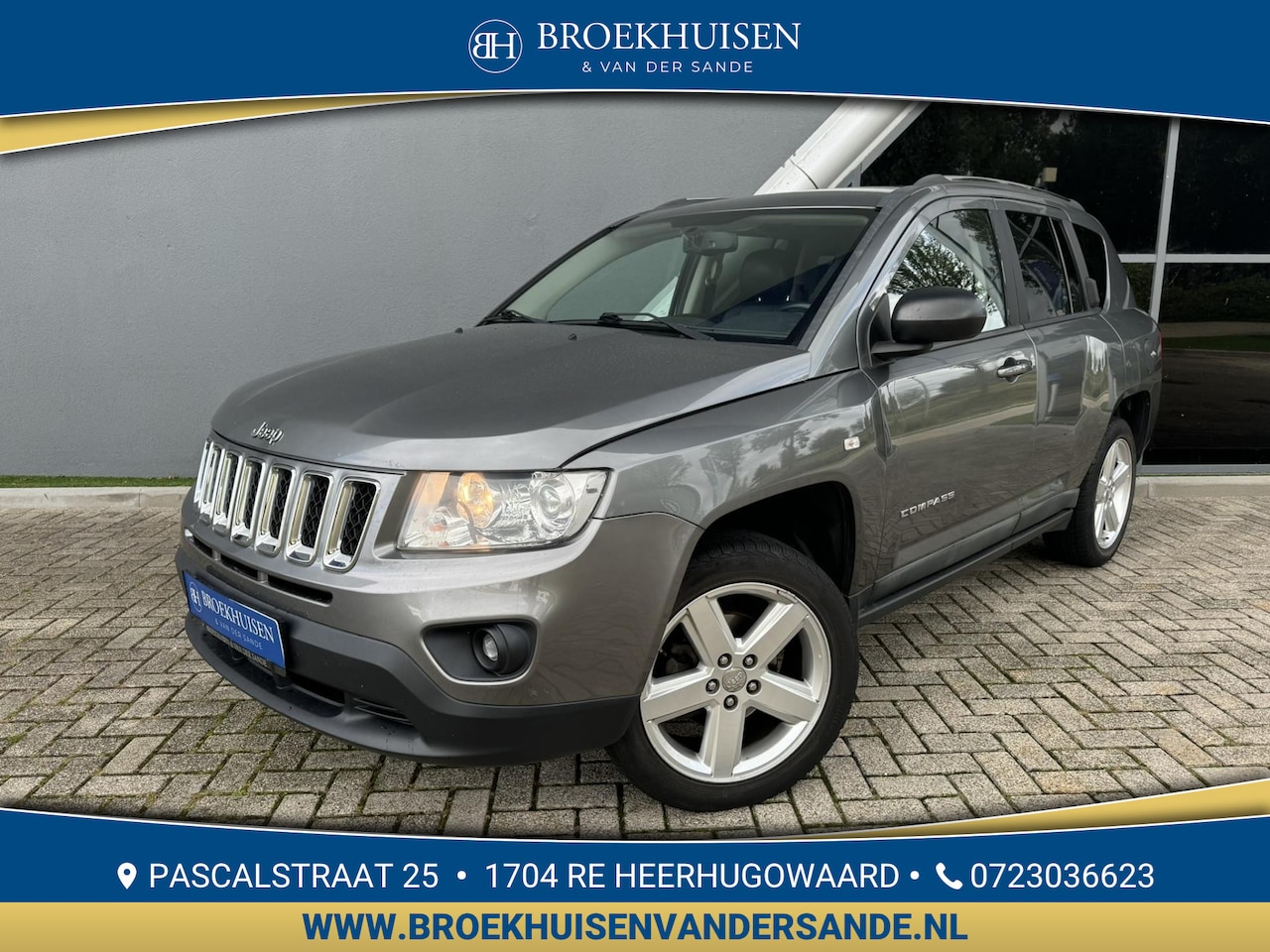 Jeep Compass - 2.4 Limited 4WD 170pk Automaat / Leder / Stoelverwarming - AutoWereld.nl