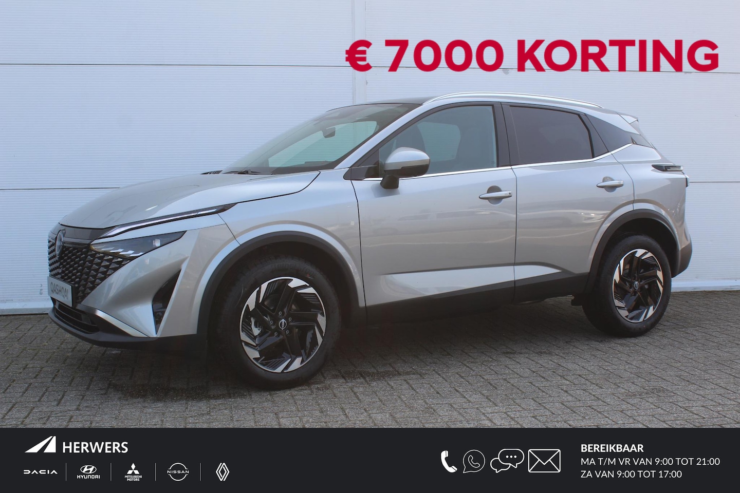 Nissan Qashqai - 1.3 MHEV Xtronic N-Connecta **€ 7.000,- KORTING** / Uit Voorraad Leverbaar / Navigatie + A - AutoWereld.nl