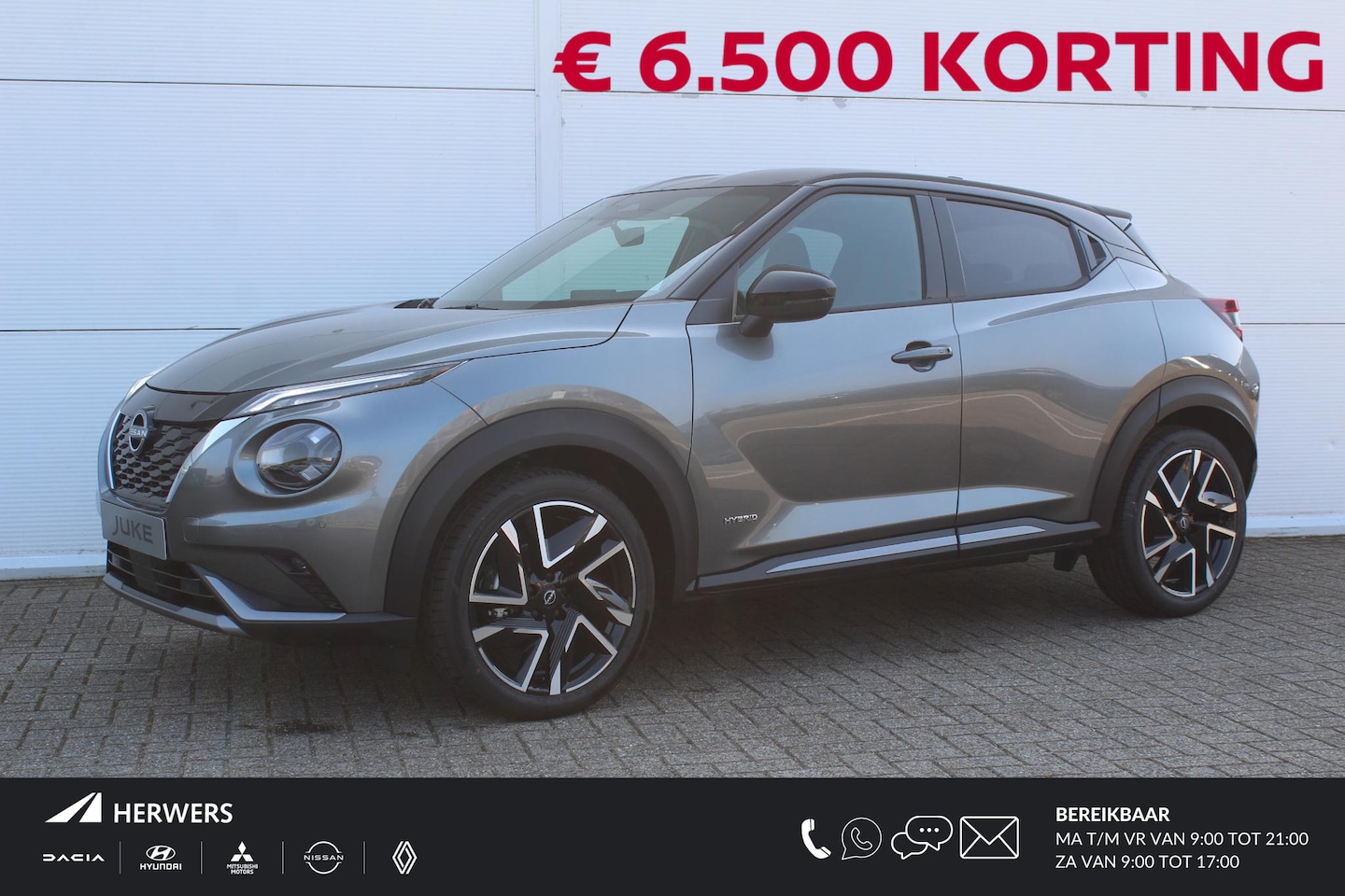 Nissan Juke - 1.6 Hybrid N-Design / **€ 6.500,- KORTING** / Uit Voorraad Leverbaar / Cold Pack / Navigat - AutoWereld.nl