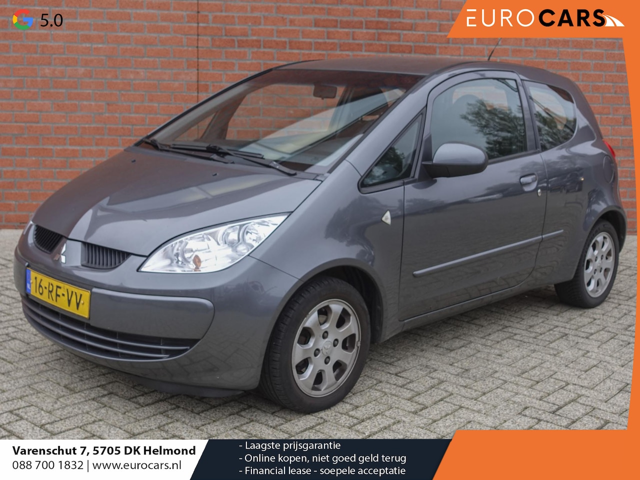 Mitsubishi Colt - 1.3 Automaat Invite Airco 95pk APK tot 5-25 LM velgen nette auto - AutoWereld.nl