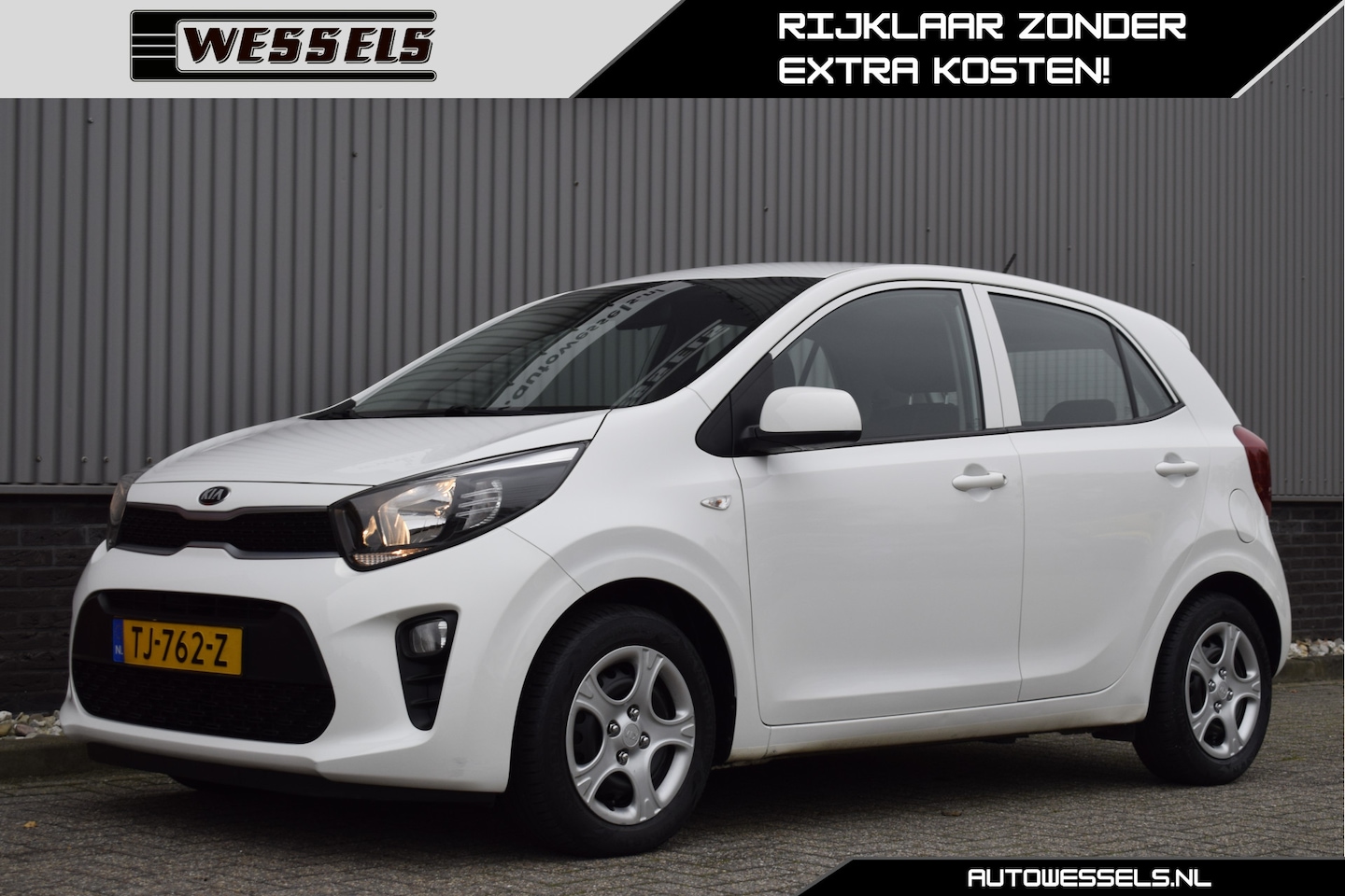 Kia Picanto - 1.0 CVVT EconomyPlusLine A/C, Multi.Stuur, Elek. ramen, Bluetooth - AutoWereld.nl