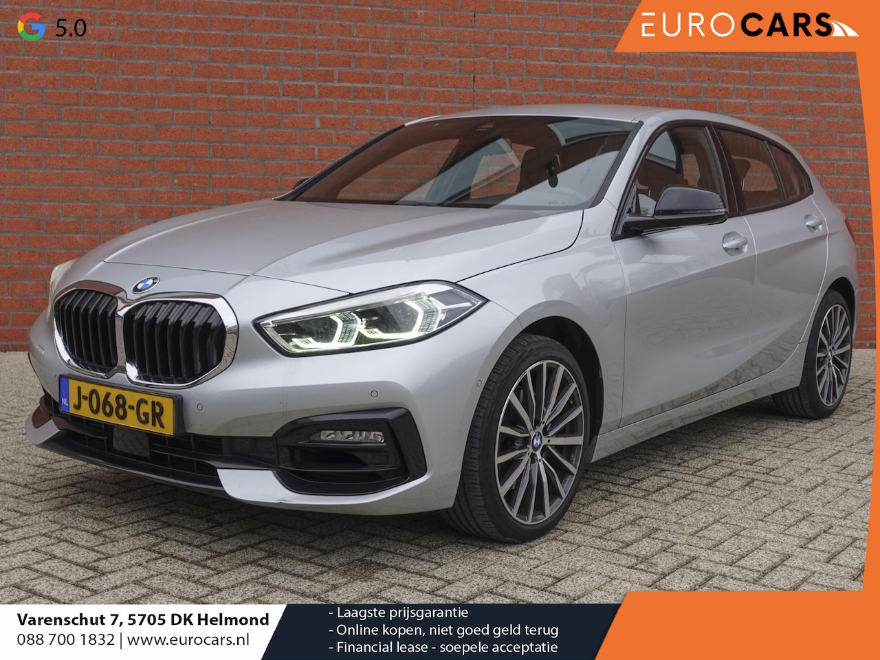 BMW 1-serie - 118i High Executive Navigatie Carplay Camera Parkeersensoren Adaptive Cruise Control Head- - AutoWereld.nl