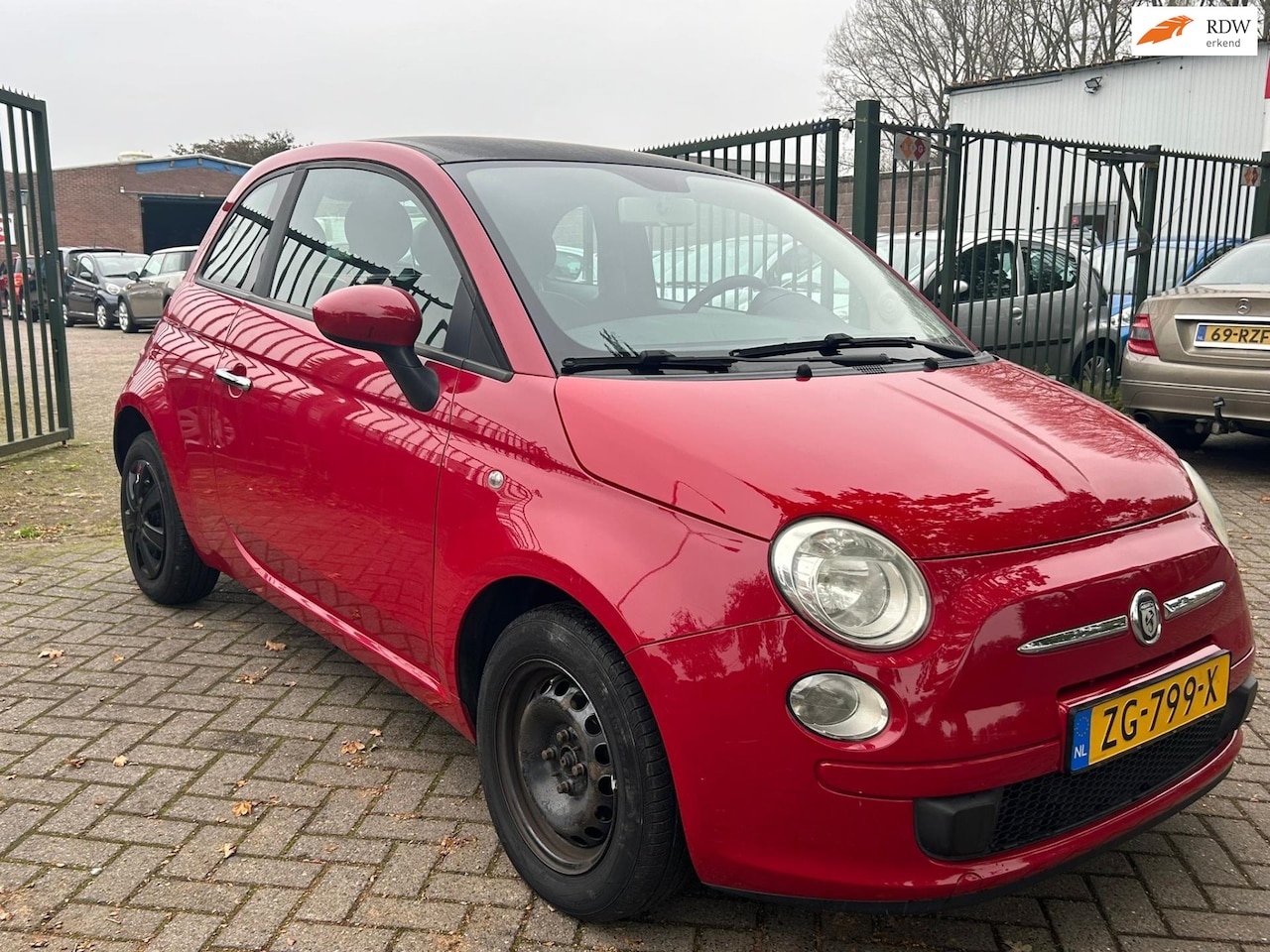 Fiat 500 - 1.2 Naked airco elektrische ramen cv op afs - AutoWereld.nl