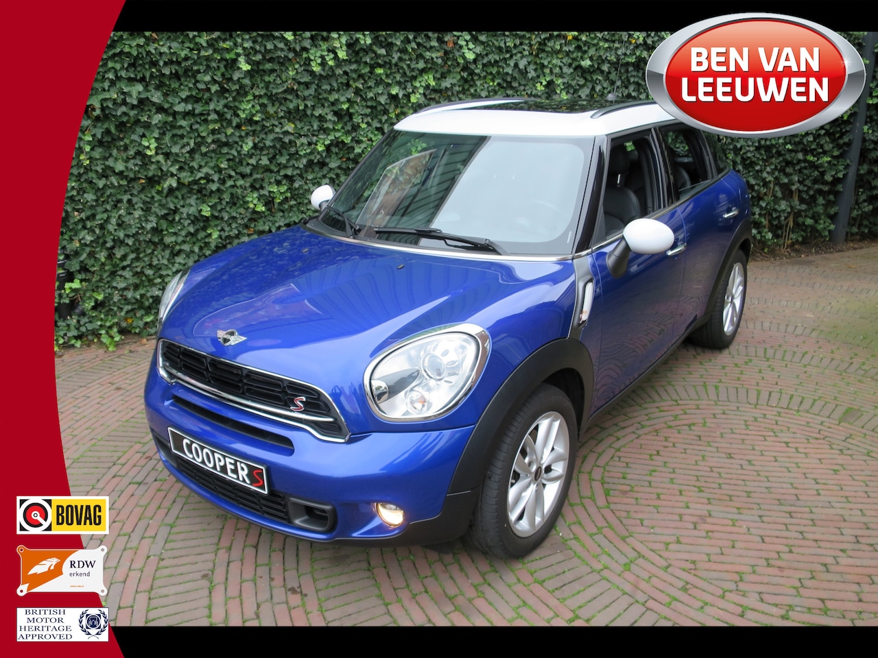 MINI Countryman - 1.6 Cooper S R60 automaat NL-auto, Pano, Leder, Navi, BT, Trekhaak en 17" - AutoWereld.nl