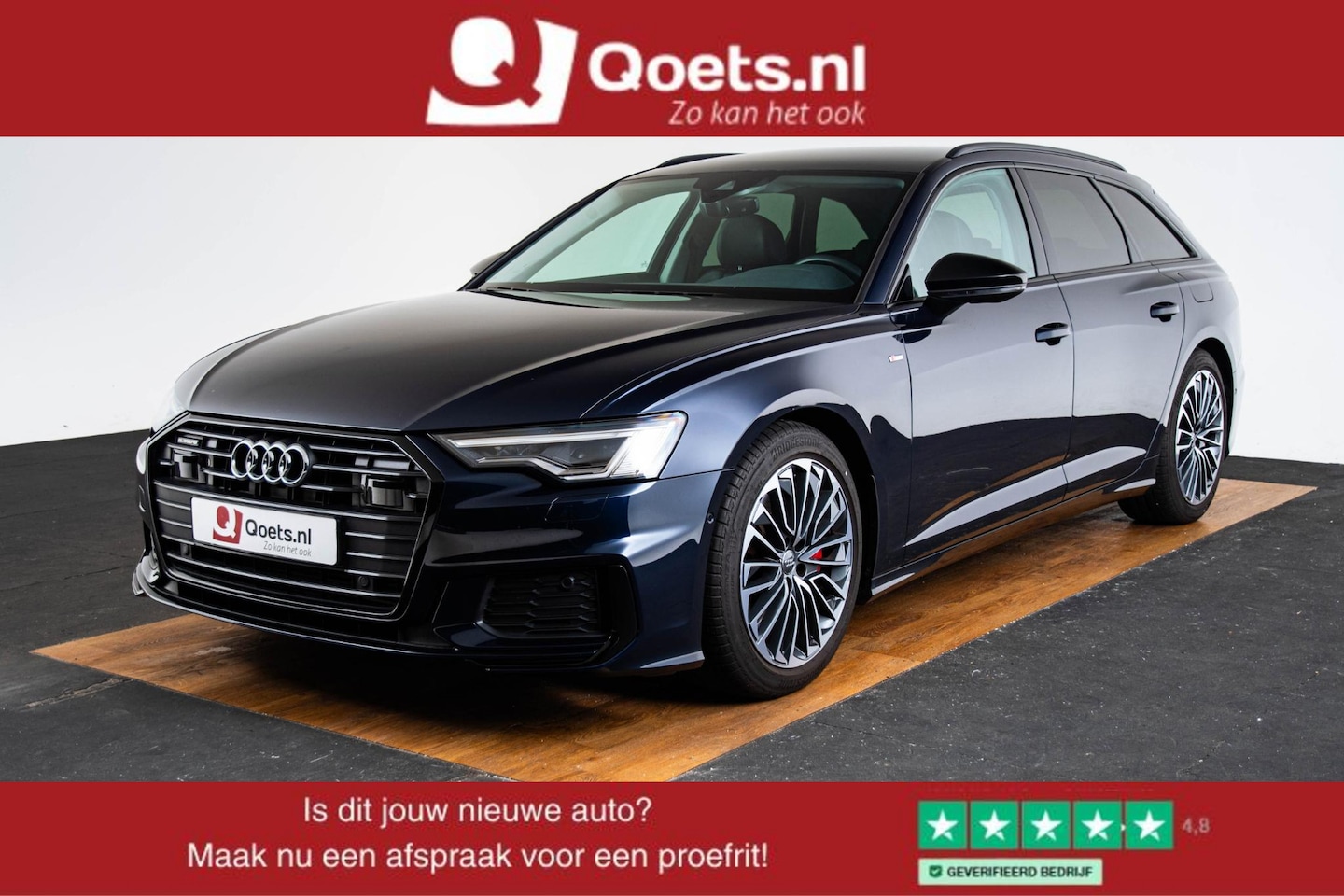 Audi A6 Avant - 55 TFSI e quattro Competition Trekhaak - Stoelverwarming - Matrix LED - Assistentiepakket - AutoWereld.nl