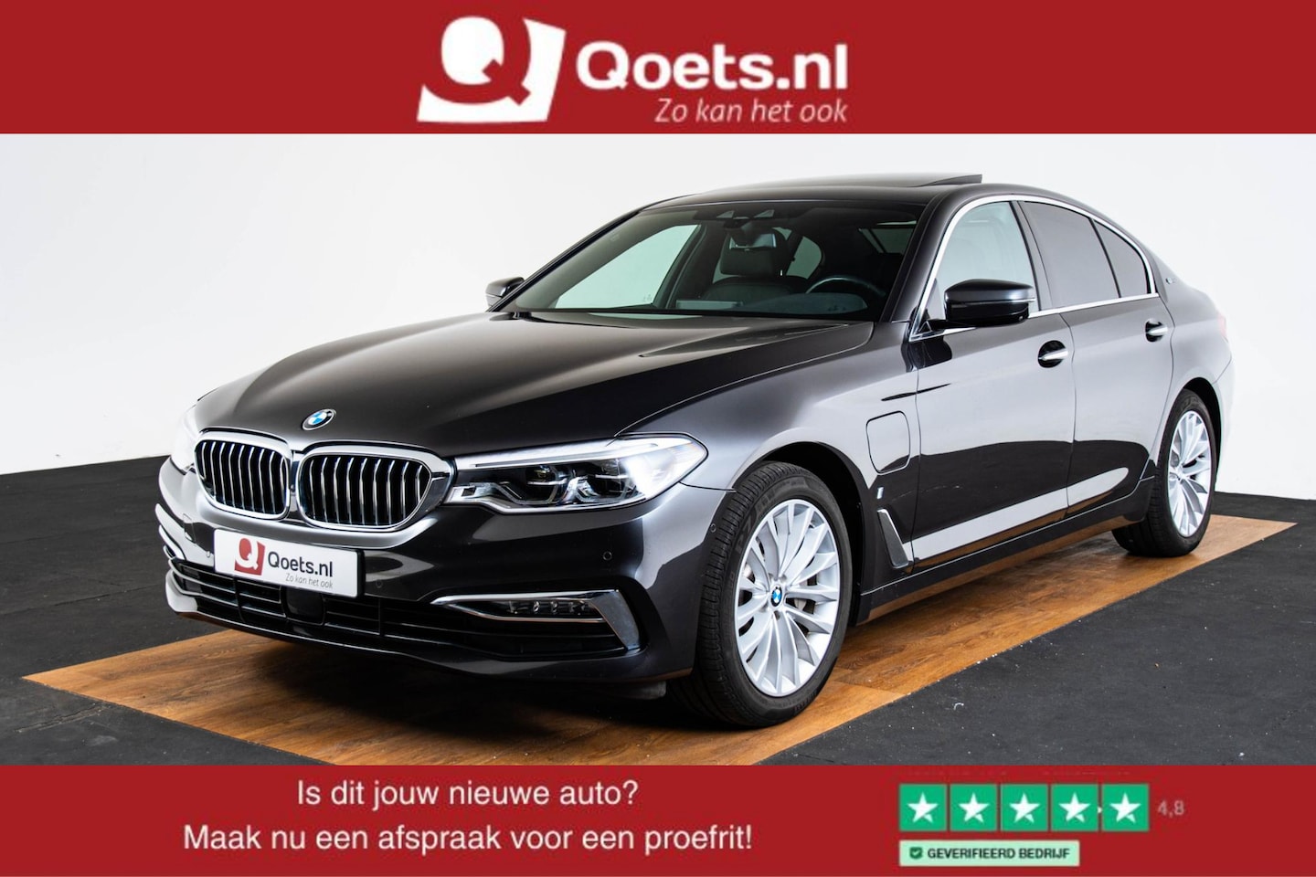 BMW 5-serie - 530e iPerformance Executive Luxury Line - Schuifdak - Comfort Access - Soft-Close - Adapti - AutoWereld.nl