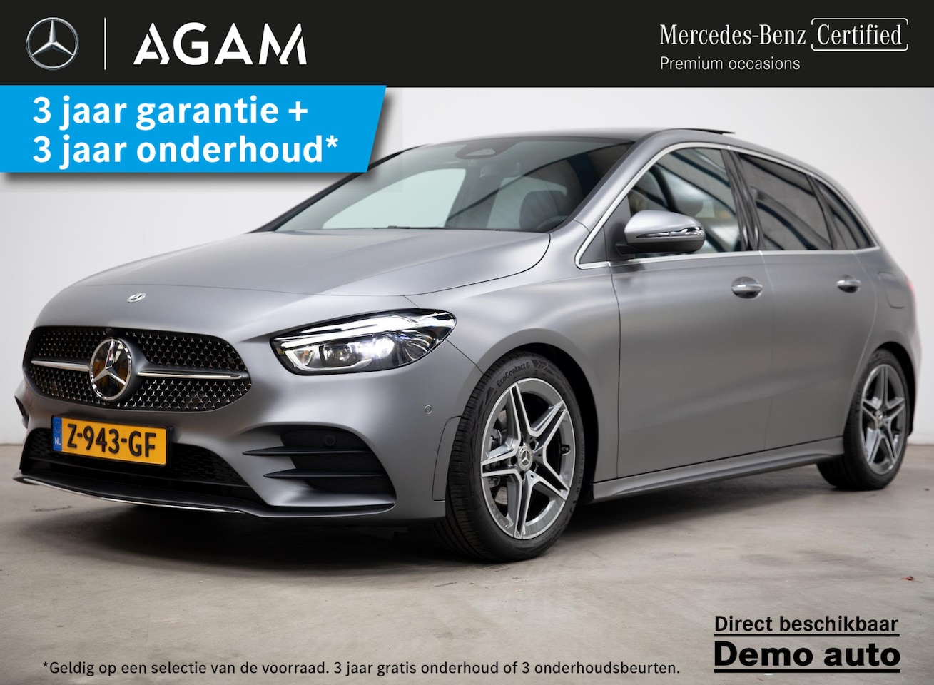 Mercedes-Benz B-klasse - 200 AMG Line Panorama dak | Trekhaak - AutoWereld.nl