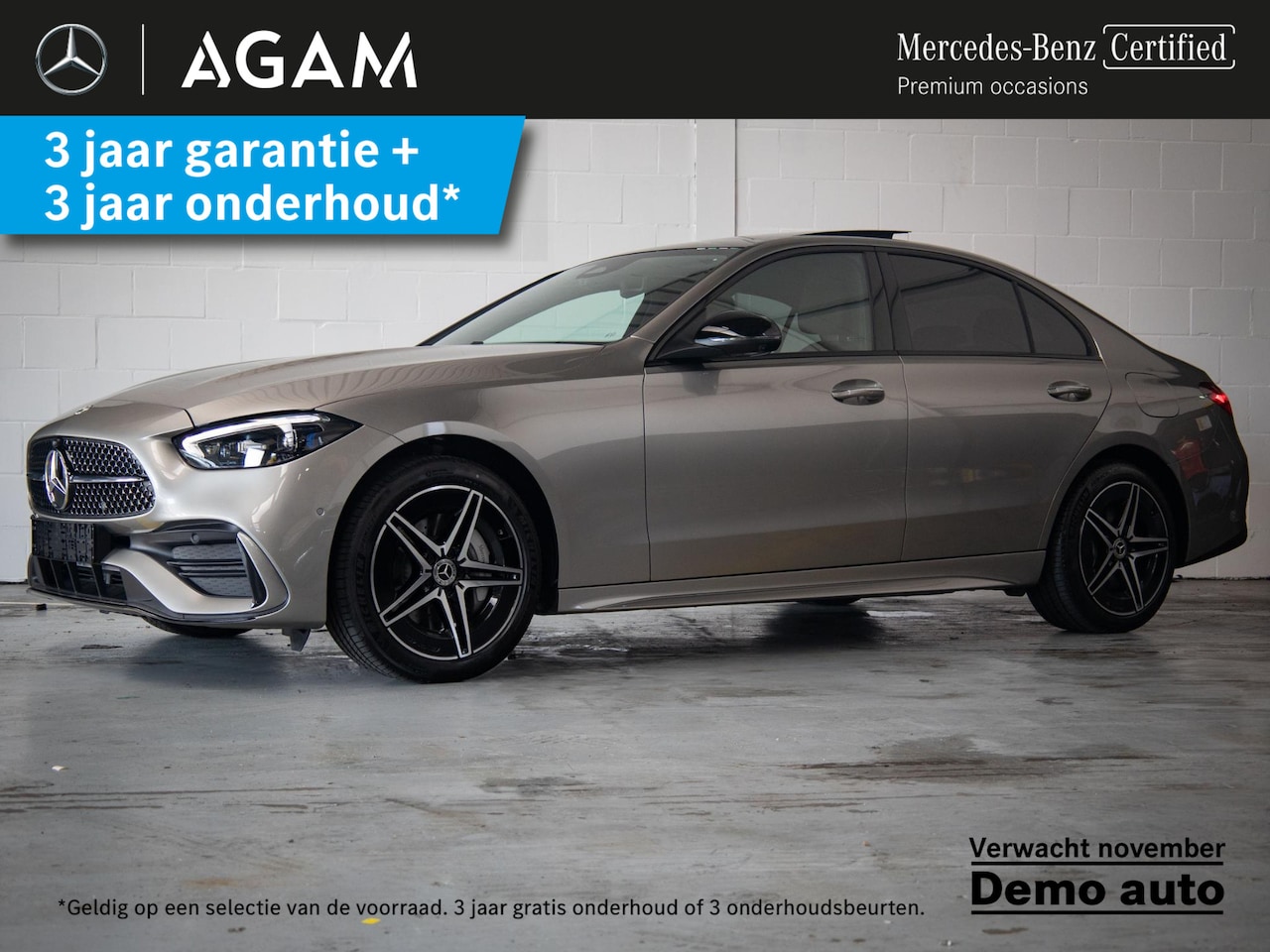 Mercedes-Benz C-klasse - 300 e AMG Line Premium Plus | Panorama dak - AutoWereld.nl