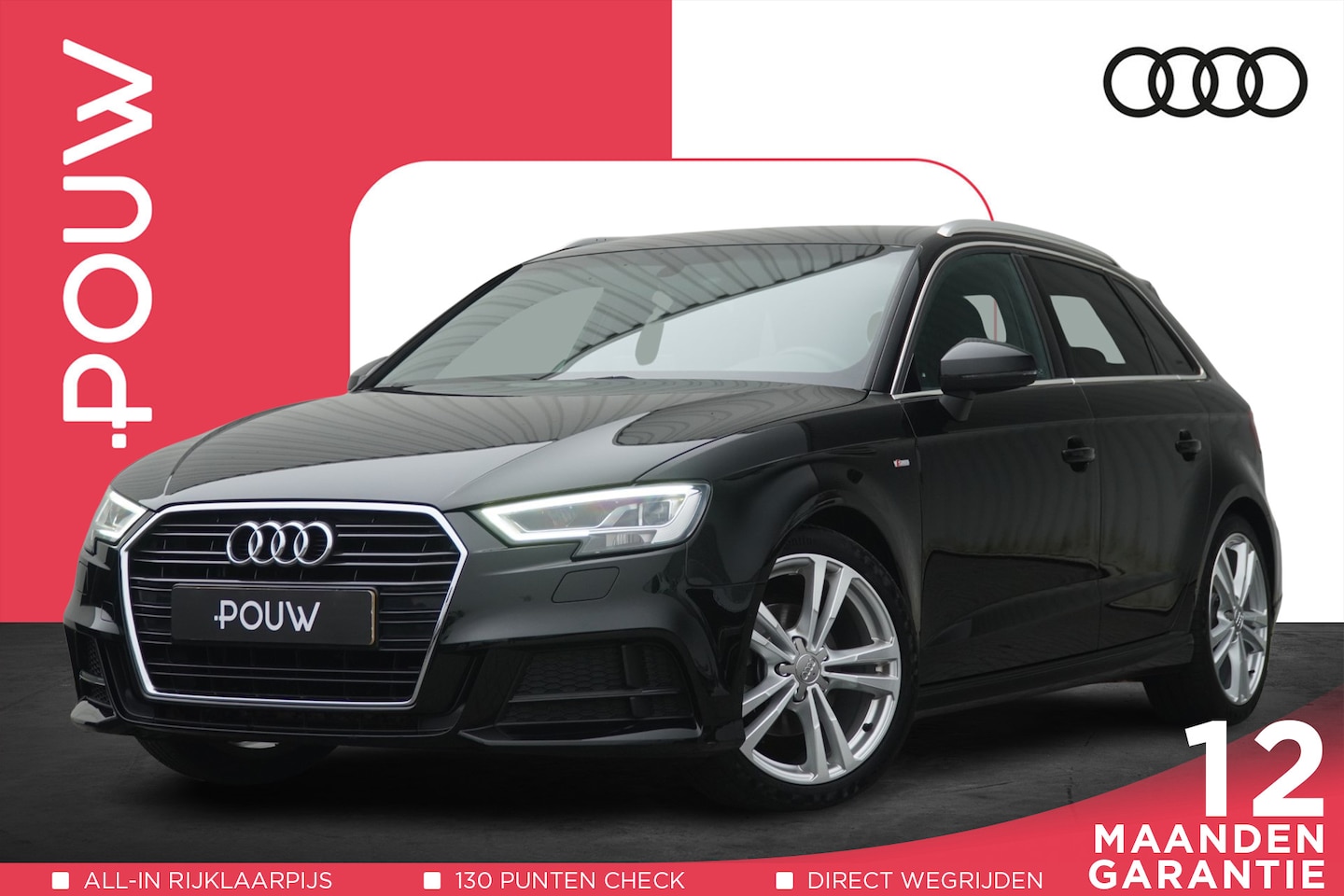 Audi A3 Sportback - 1.0 TFSI 115pk Sport S Line Edition | Navigatie | Parkeersensor Achter | Getint Glas - AutoWereld.nl