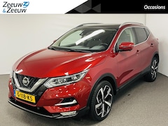 Nissan Qashqai - 1.3 DIG-T Tekna Navi airco camera parkeersensoren stoelverwarming lm velgen panoramadak Ze