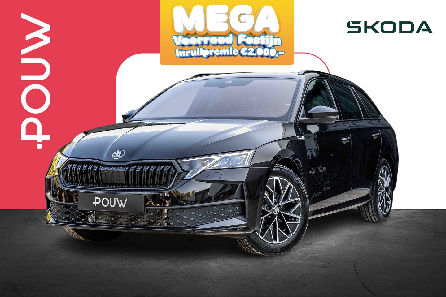 Skoda Octavia Combi - 1.5 TSI MHEV 150pk DSG Sportline Business | Winter Pakket Plus | Trekhaak - AutoWereld.nl