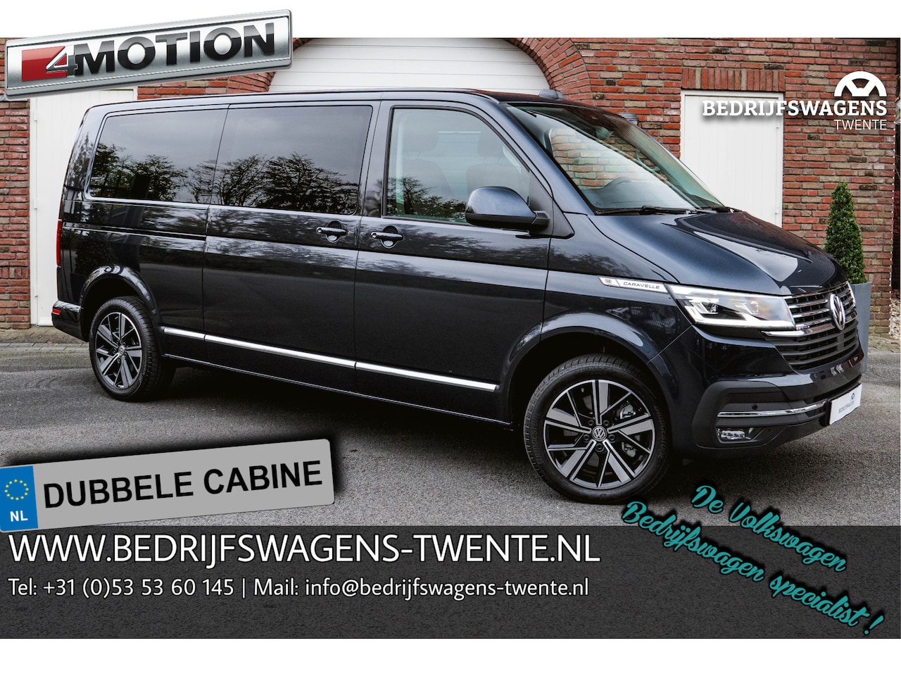 Volkswagen Transporter Caravelle - T6.1 Caravelle 204pk Highline 4-MOTION DSG VOORRAAD ACC | LED | Leder | Side Assist | ELEK - AutoWereld.nl