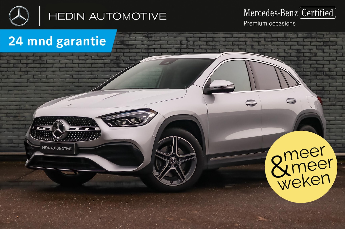 Mercedes-Benz GLA-Klasse - GLA 250e Automaat AMG Line | Premium Pakket | Parktronic | Camera | LED | Sfeerverlichting - AutoWereld.nl