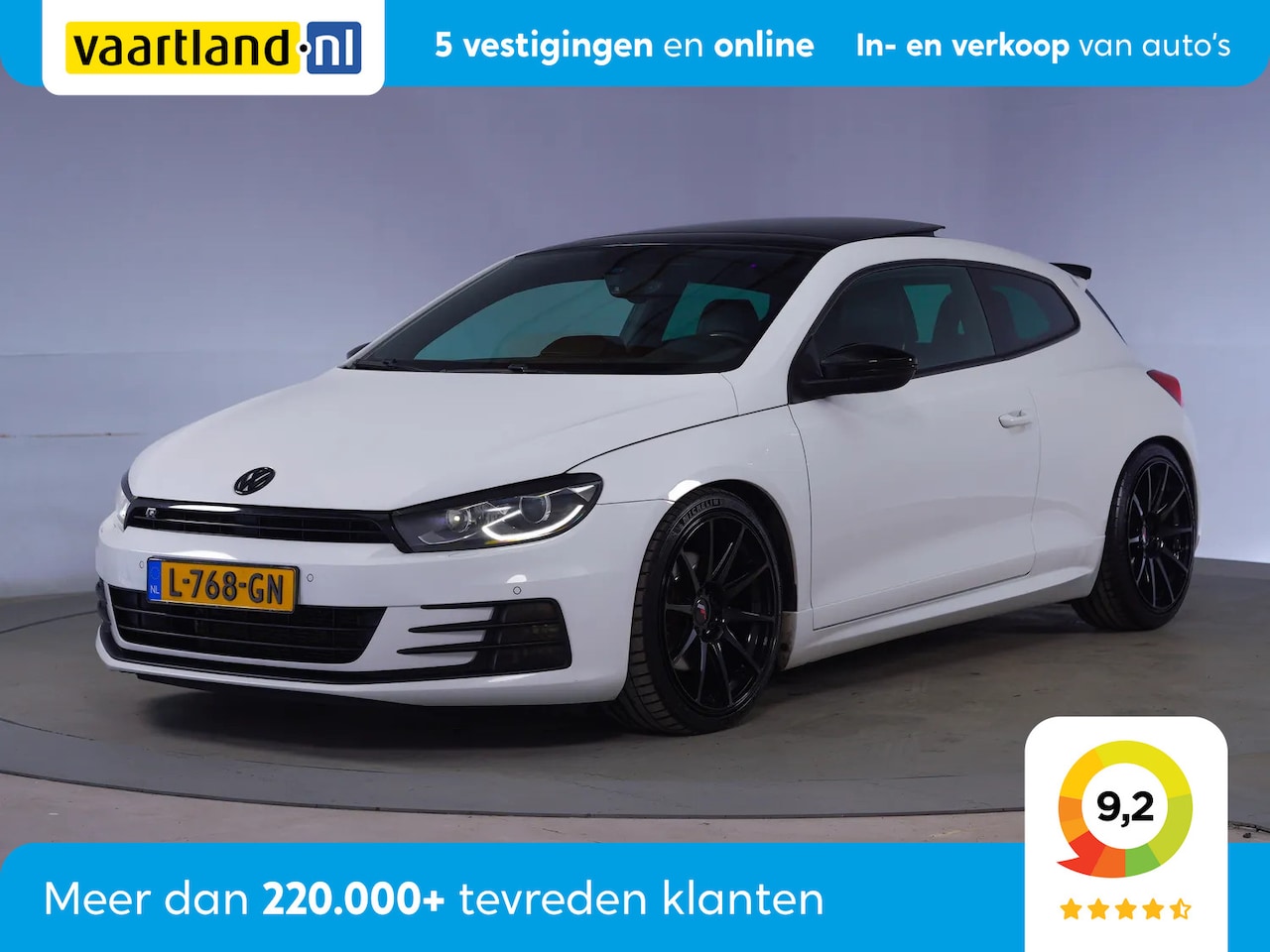 Volkswagen Scirocco - R-line 2.0 TSI Aut [ Panorama Leder Akrapovic ] - AutoWereld.nl