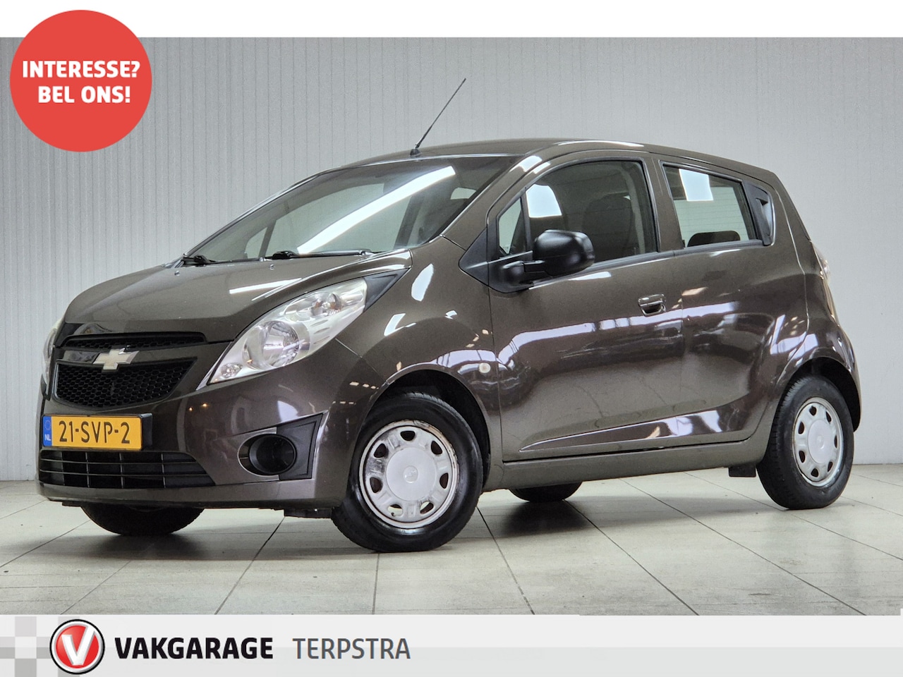 Chevrolet Spark - 1.0 16V LS Bi-Fuel/ Airco/ C.V./ Elek. Ramen/ Isofix/ Deelbare achterbank/ Radio-CD AUX & - AutoWereld.nl