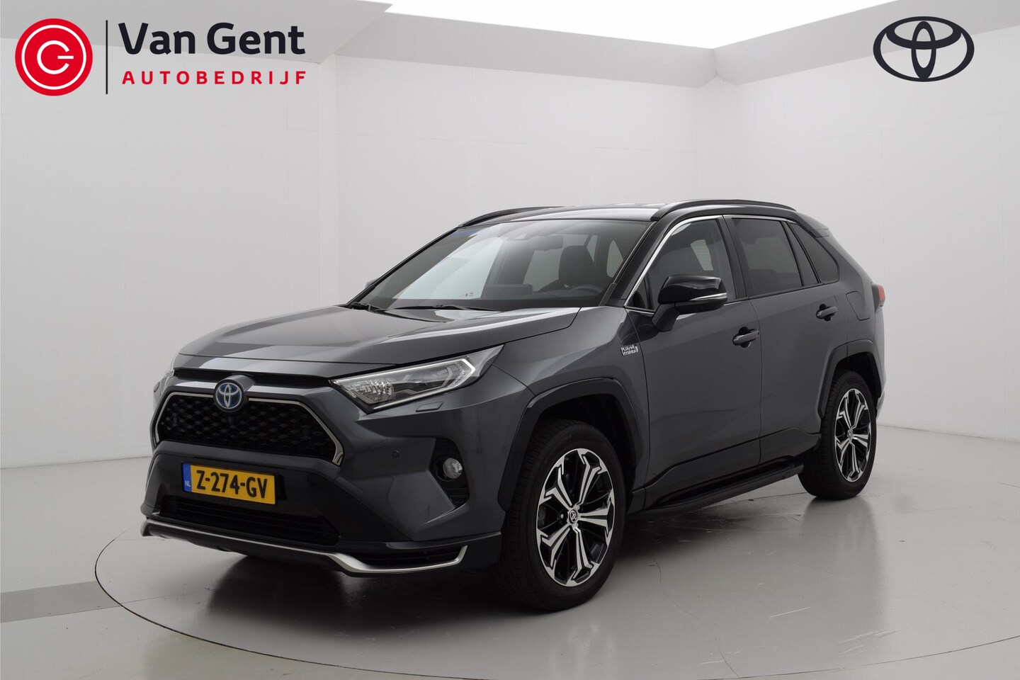 Toyota RAV4 - 2.5 Plug-in AWD Bi-Tone Plus Dodehoeksensor JBL 360 camera Stuurverwarming - AutoWereld.nl