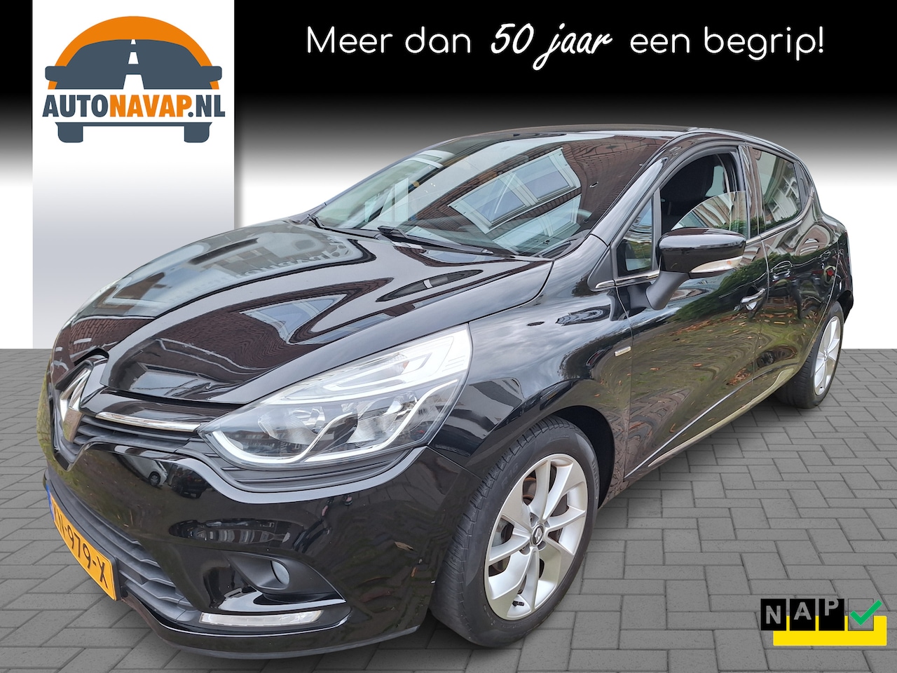 Renault Clio - 0.9 TCe Limited 5Drs /Navi/Cruise/Pdc/DAb/2e Eig/NAP/garantie - AutoWereld.nl