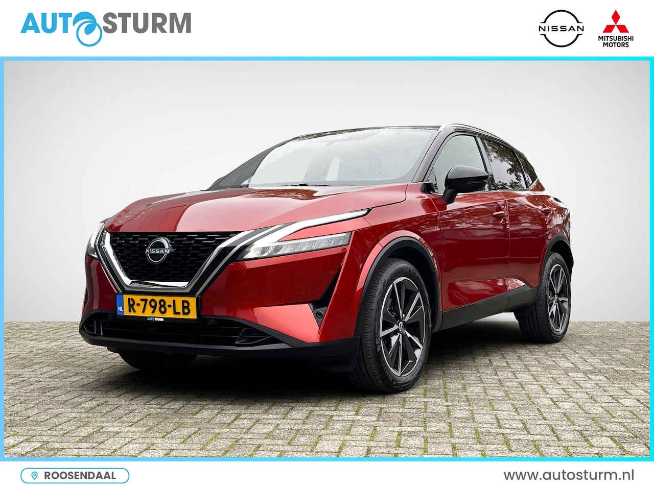 Nissan Qashqai - 1.3 MHEV Xtronic Tekna Design + Cold Pack | Stuur- + Stoelverwarming | Panoramadak | Head- - AutoWereld.nl