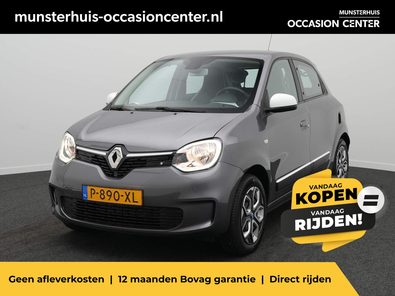 Renault Twingo Z.E. - R80 Collection - €2000 Subsidie - Eerste Eigenaar - Volledig Elektrisch - Allseason banden - AutoWereld.nl