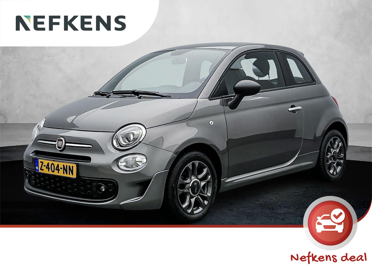 Fiat 500 - 69pk Hybrid Connect (1ste eig./Cruise/Airco/DAB/7"scherm/AppleCarPlay/Halfleer) - AutoWereld.nl