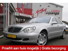 Mercedes-Benz S-klasse - 600 Lang Youngtimer | Leer | Stoelkoeling/verwarming | Bose | Keyless | Schuifdak