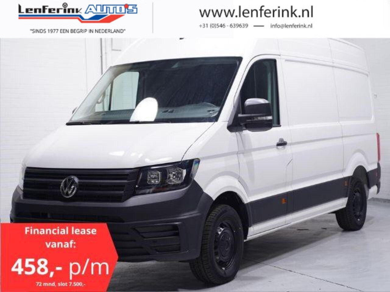 Volkswagen Crafter - 2.0 TDI 140 pk DSG Aut. L3H3 va 485,- p/mndNavi Cruise Control, Apple Carplay, PDC V+A, 3- - AutoWereld.nl