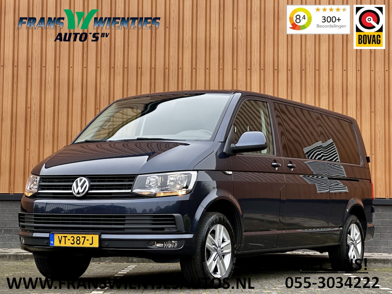 Volkswagen Transporter - 2.0 TDI L2H1 Highline | Automaat | Dubbele Schuifdeur | Parkeersensoren | Cruise Control | - AutoWereld.nl