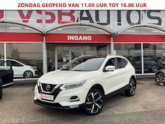 Nissan Qashqai - 1.2 DIG-T TEKNA+ LED HALF-LEER NAVI PANO-DAK 360-CAMERA AIRCO LM