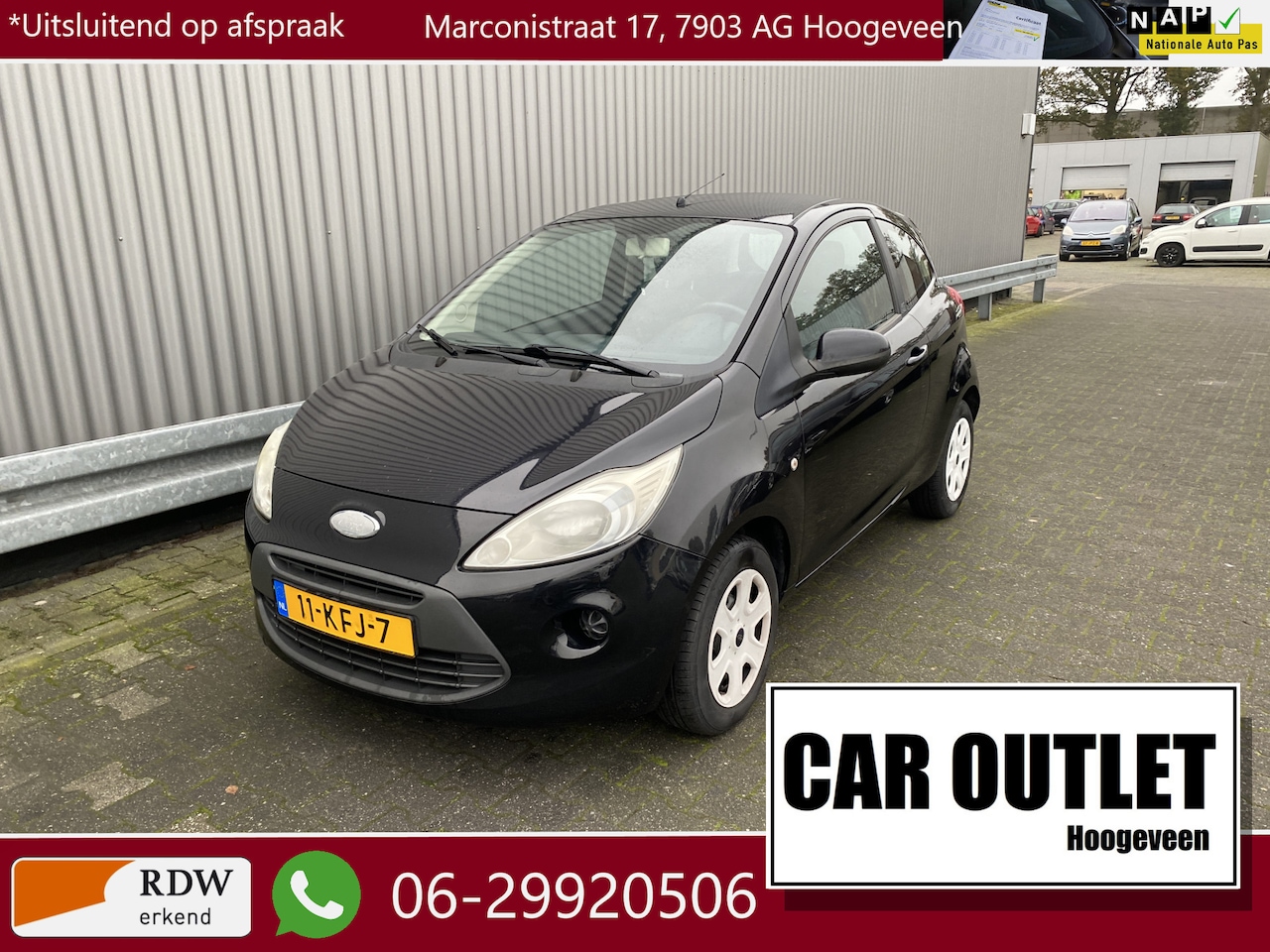 Ford Ka - 1.2 Trend 141Dkm.NAP, 1e Eigenaar & geleverd met Nieuwe APK – Inruil Mogelijk – - AutoWereld.nl