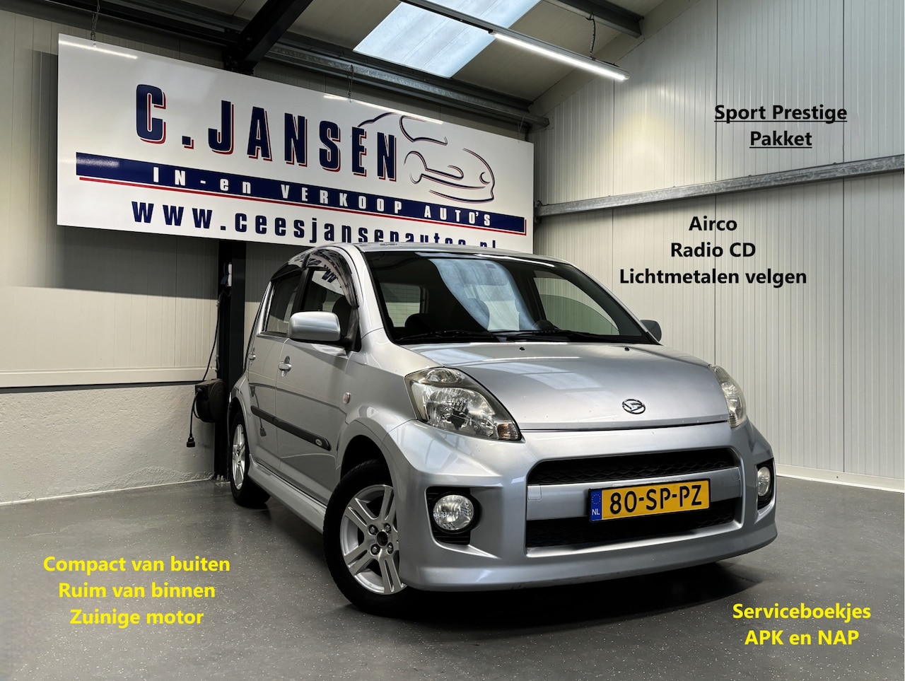 Daihatsu Sirion 2 - 1.3-16V Comfort Sport Prestige Leuke auto !! - AutoWereld.nl