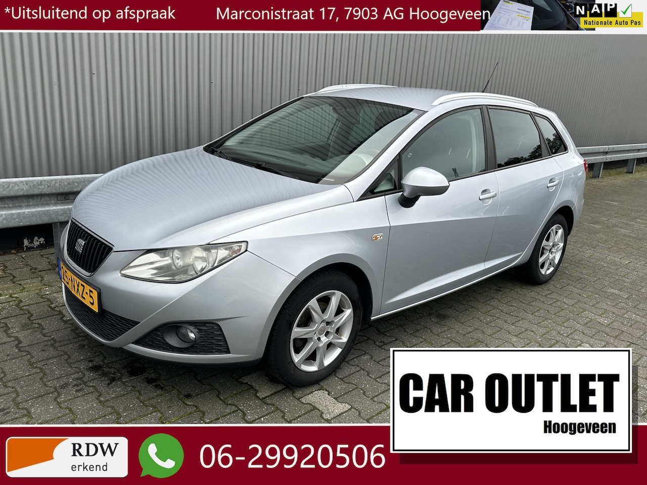 Seat Ibiza ST - 1.4 Style Airco LM Cruise Nw APK --Inruil Mogelijk-- - AutoWereld.nl