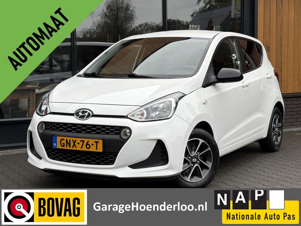 Hyundai i10 - 1.0i 5 pers. Navigatie, Carplay, Cruise control. Garantie - AutoWereld.nl