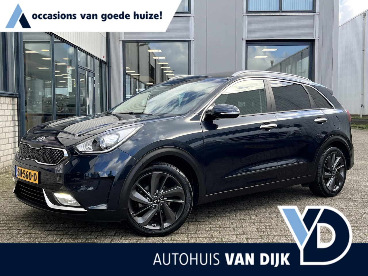 Kia Niro - 1.6 GDi Hybrid Edition | NL Auto/1e Eig./Voll.Historie/Clima/Cruise/Navi/Camera/Schuif-kan - AutoWereld.nl