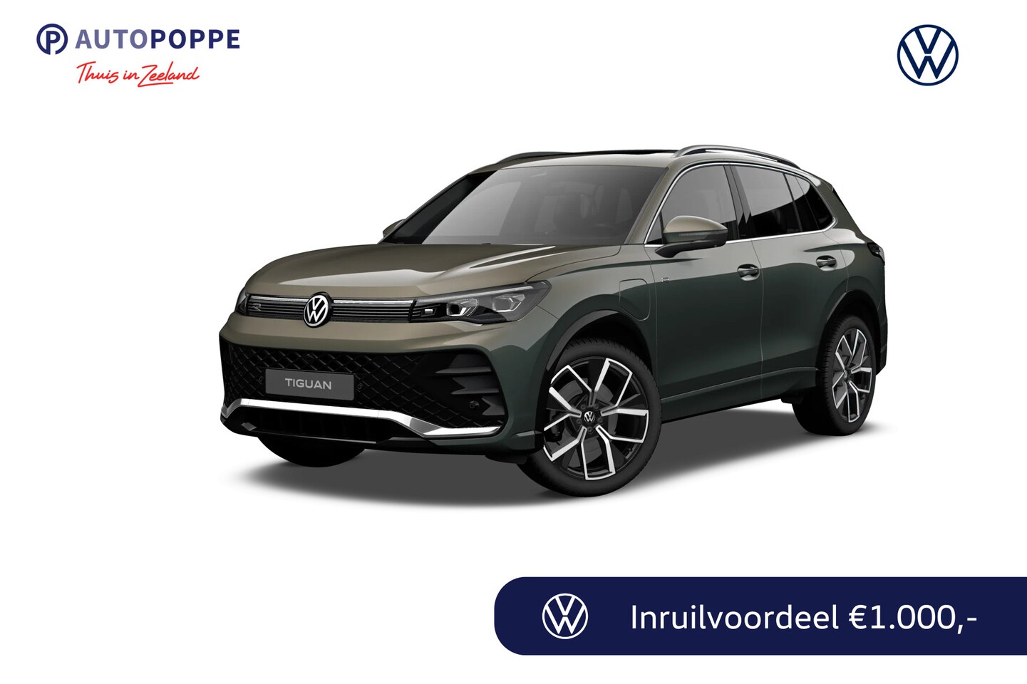 Volkswagen Tiguan - 1.5 eHybrid 272 6DSG R-Line Edition | 'App-Connect' draadloze smartphone integratie | Afst - AutoWereld.nl