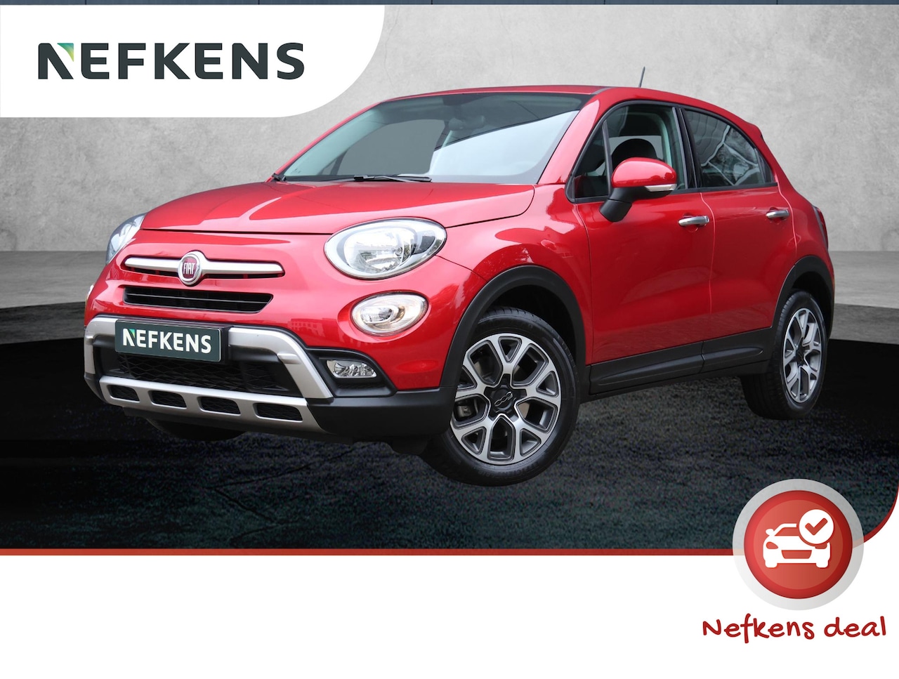 Fiat 500 X Cross - 140pk Turbo MultiAir Cross (2de eig./Airco/Cruise/PDC/Isofix/LMV/GOED ondh.) - AutoWereld.nl