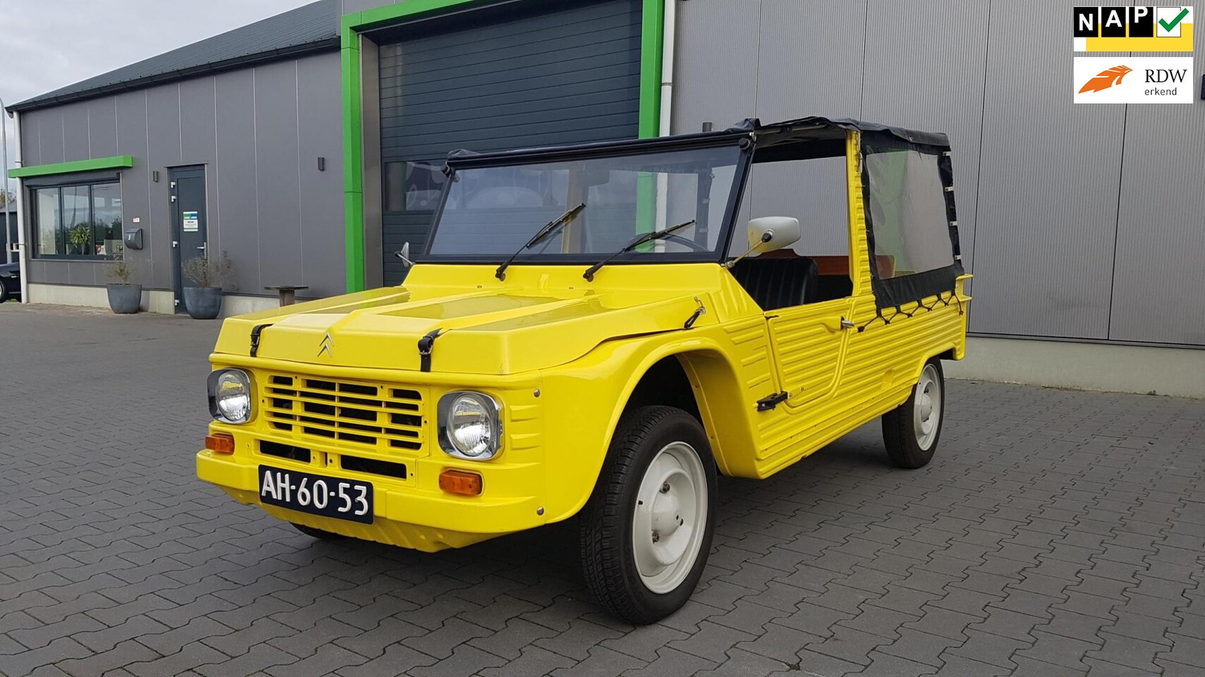 Citroën Méhari - 2 + 2 Nieuwstaat. Volledig gerestaureerd. Voorzien van originele delen van Mehari Cassis. - AutoWereld.nl