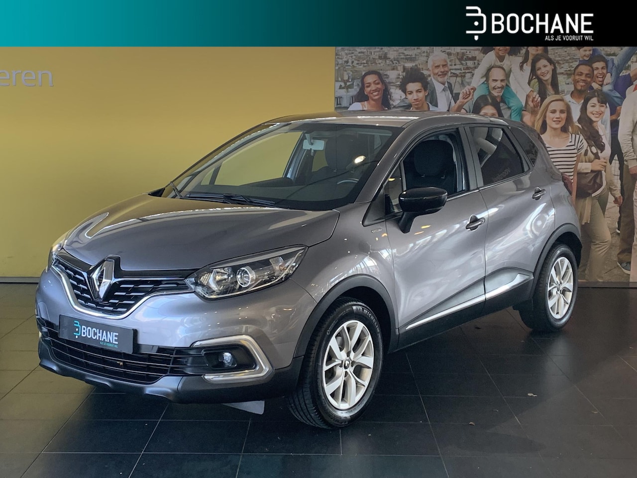 Renault Captur - 0.9 TCe Limited NAVIGATIE | PARKEERSENSOREN ACHTER | LICHTMETALEN VELGEN | AIRCONDITIONING - AutoWereld.nl