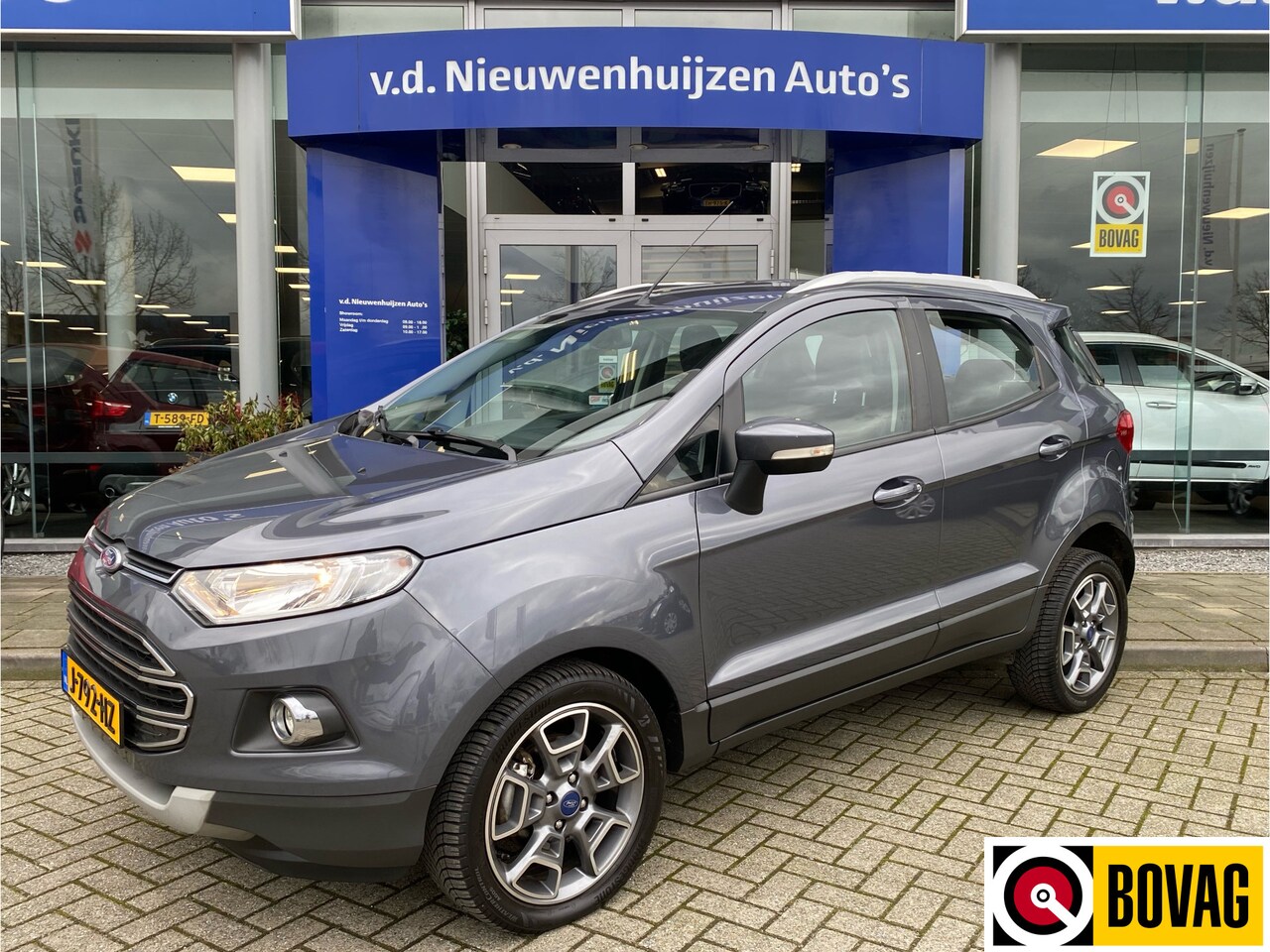 Ford EcoSport - 1.0 EcoBoost Titanium |Stoelverwarming | Leer | Info Bas: 0492-588982  Info Bas: 0492-5889 - AutoWereld.nl