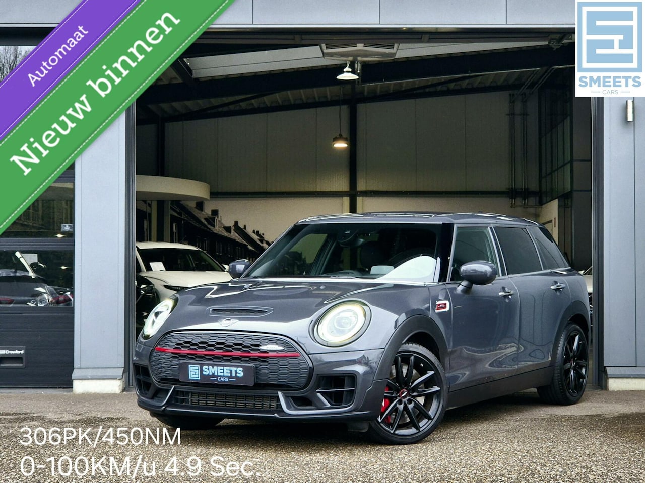 MINI Clubman - 2.0 JCW ALL4 Chili 306PK Automaat |Carp|Nav|Cam - AutoWereld.nl