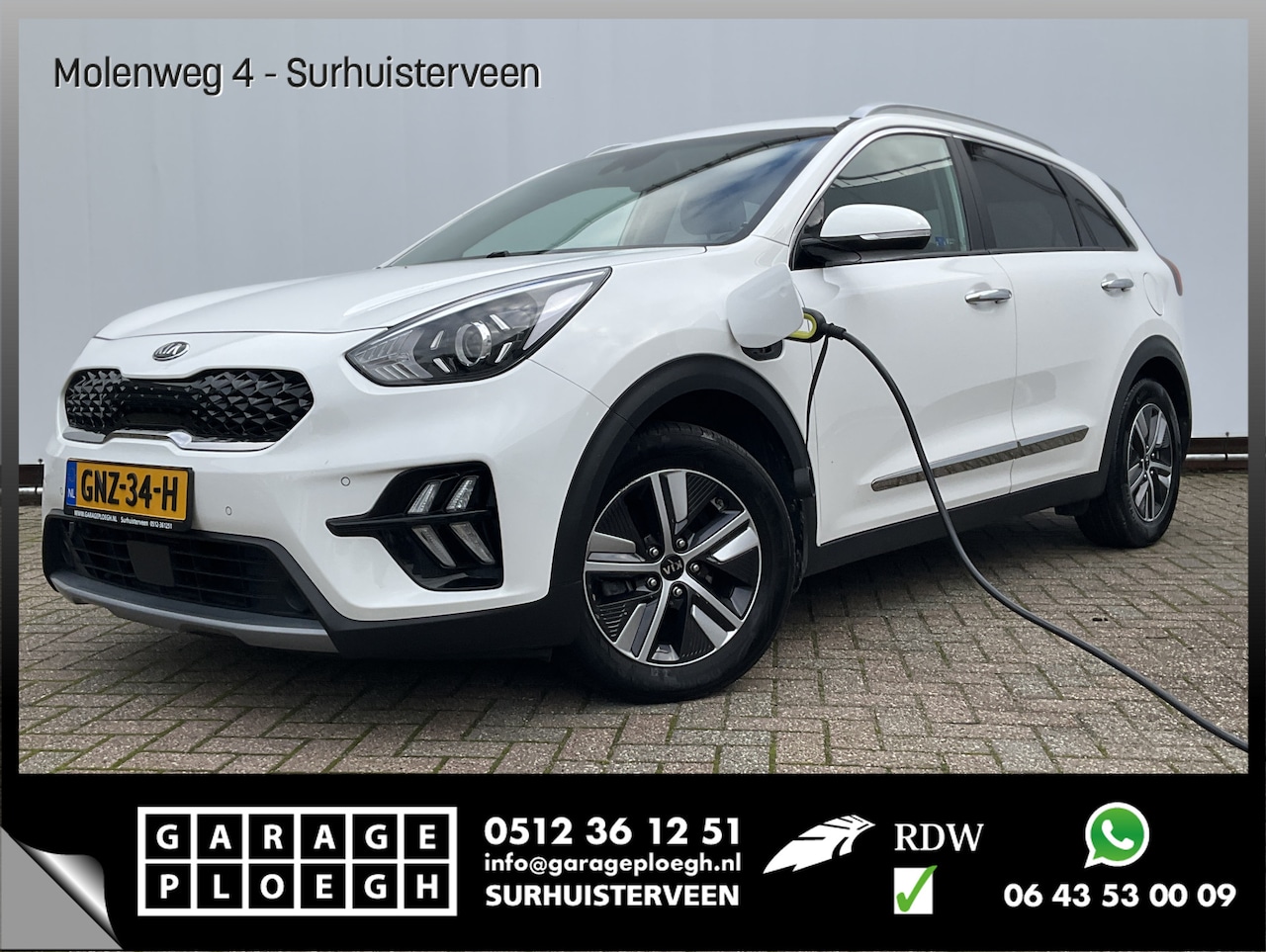 Kia Niro - 1.6 GDi PHEV Navi/Cam Stoel/stuurverw DynamicLine Plug-in - AutoWereld.nl